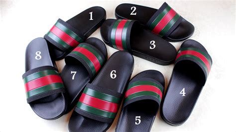 amazon fake gucci slides|how to authenticate gucci shoes.